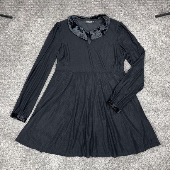 Jawbreaker Dresses & Skirts - Jawbreaker Dress Womens XXL Black Collared Witchy Gothic Wednesday Addams
